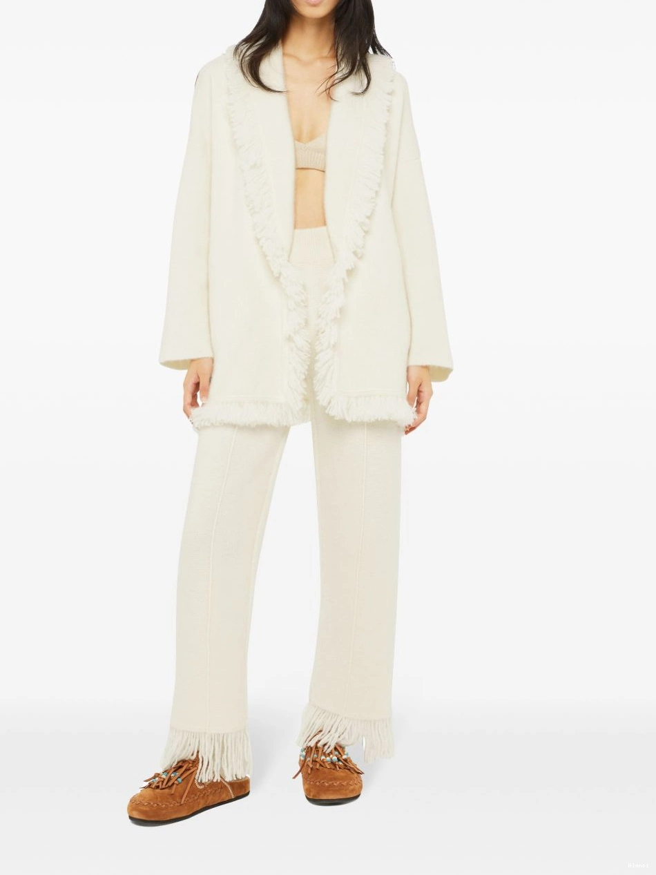 Affordable Alanui Women fringed-edge cashmere-blend cardigan 0809